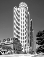 University Club Tower - bw