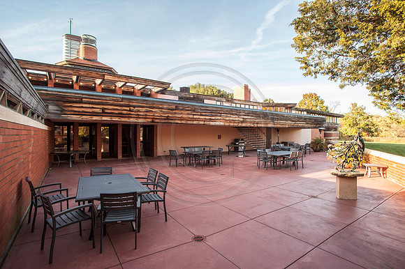 Wingspread main terrace