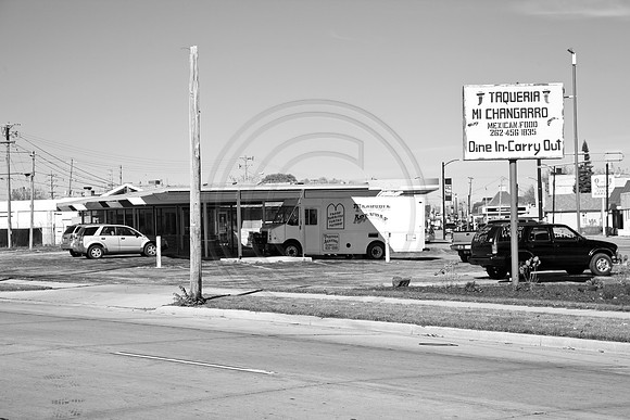 vernacular, monochrome, signs