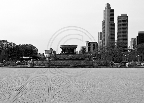 at Buckingham Fountain