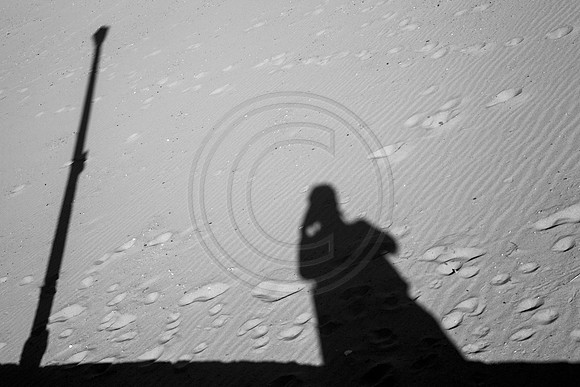 shadows on sand