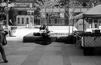 on the street