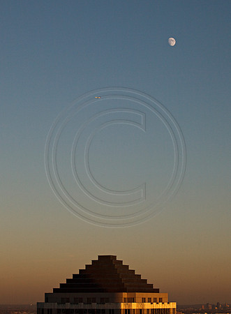 "night sky", buildings